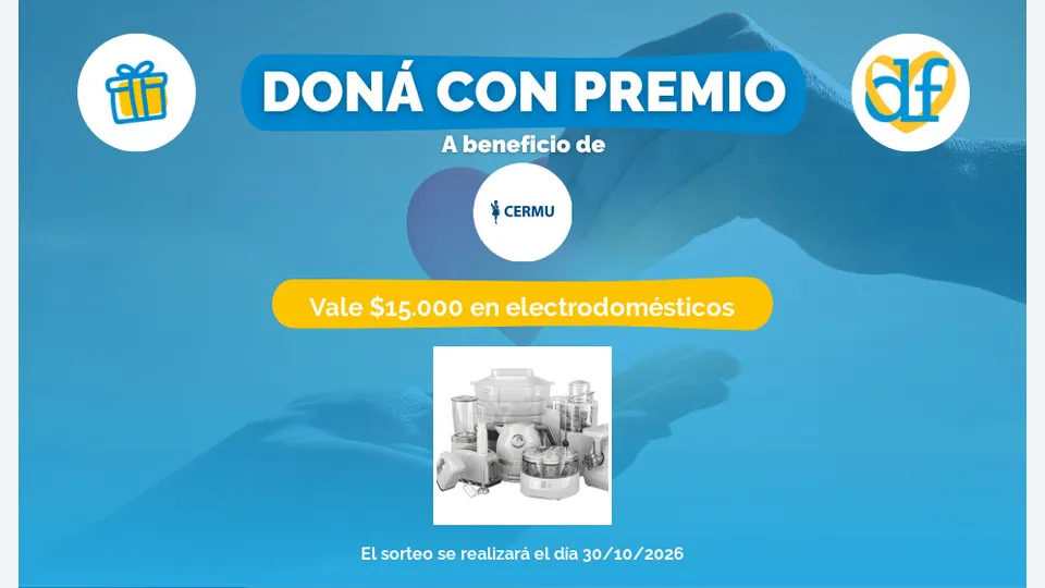 Ganá $15.000 en electrodomésticos