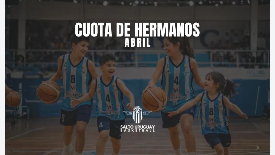 Cuota Socio Basquetbol Abril 2026 - Hermanos