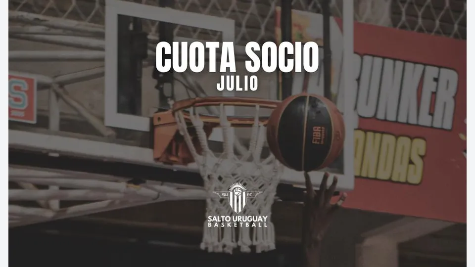 Cuota Socio Basquetbol Julio 2026