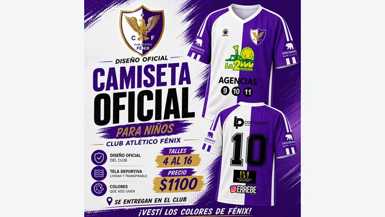 Camiseta Oficial 2026 - Niños