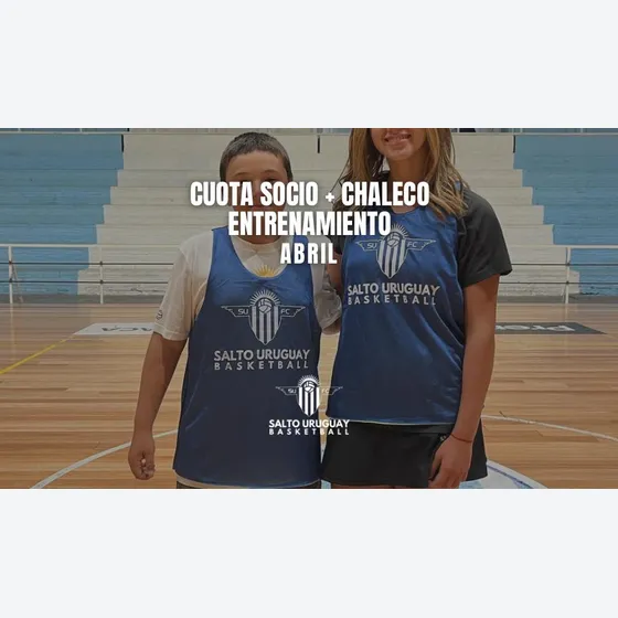 Cuota socio Abril 2 Hermanos + 2 Chalecos entrenamiento