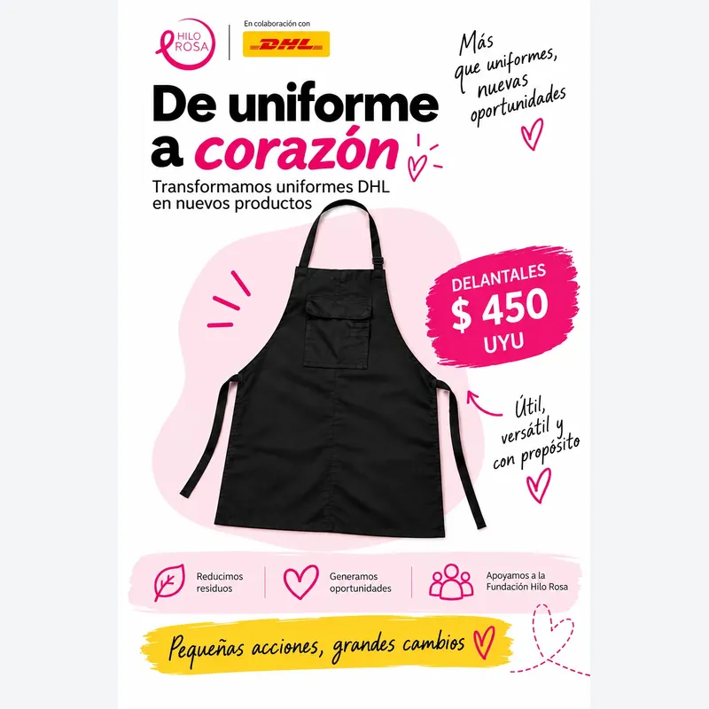 De Uniforme a Corazón - Delantal