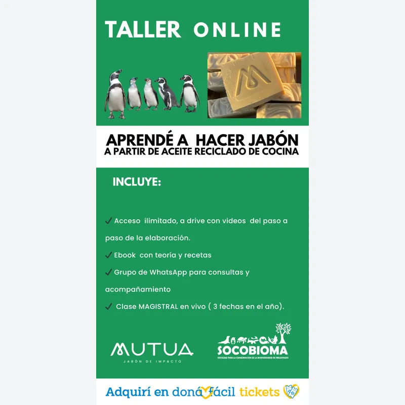 Taller online de fabricación de jabón