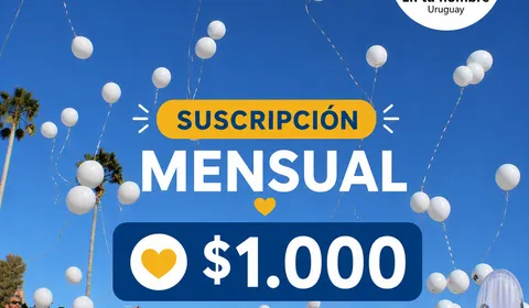 Suscripción Mensual $1.000